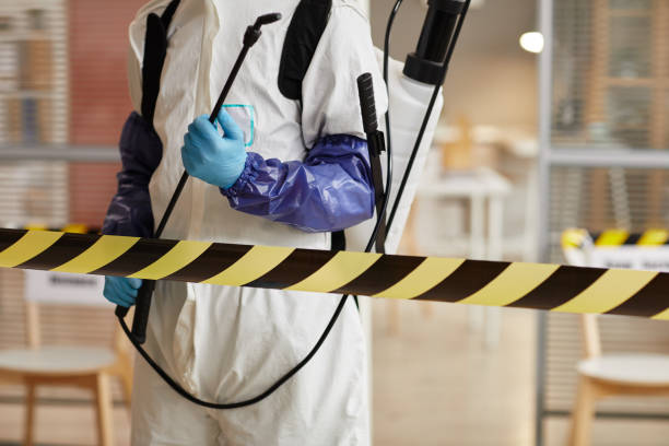 Professional Biohazard technician working in Red Rock, TX